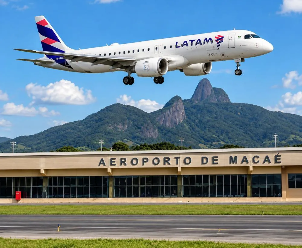 Aeroporto de Macaé bate recorde de voos e passageiros desde início da concessão